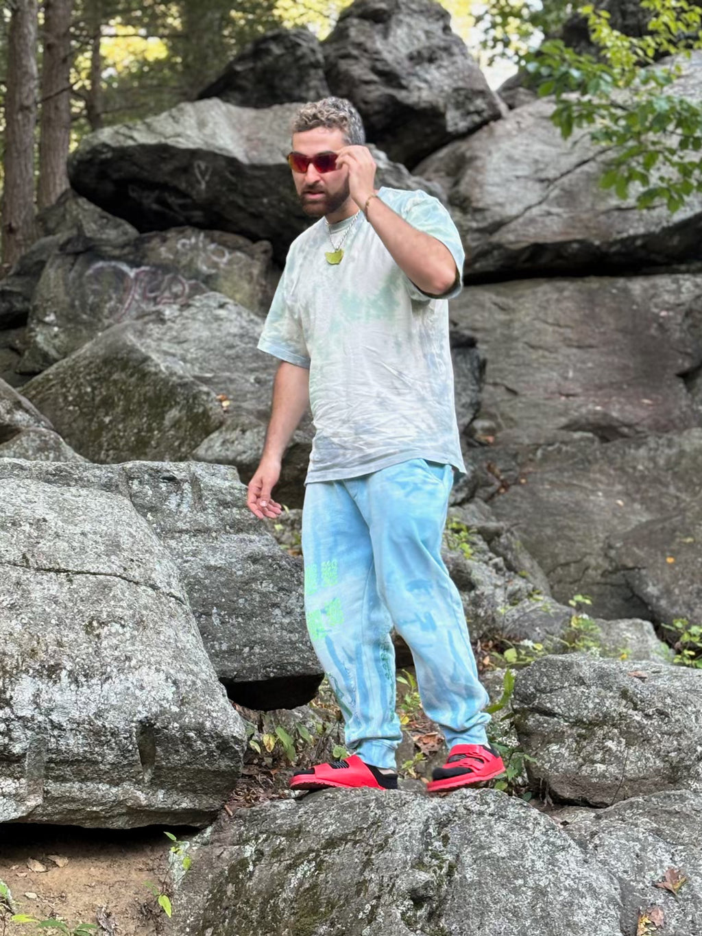 "GROW & FLOW" LARGE SEAWEED SWEATPANTS: 3 of 6