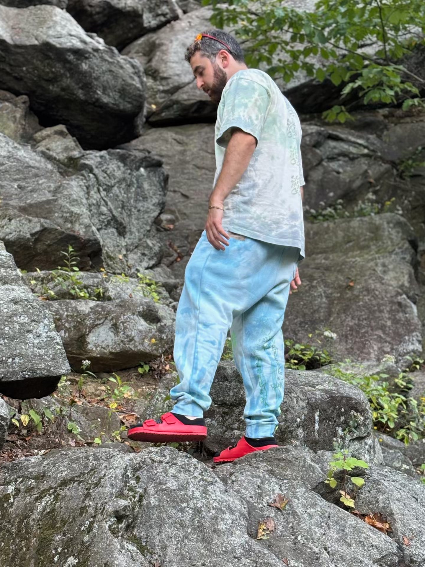 "GROW & FLOW" LARGE SEAWEED SWEATPANTS: 3 of 6