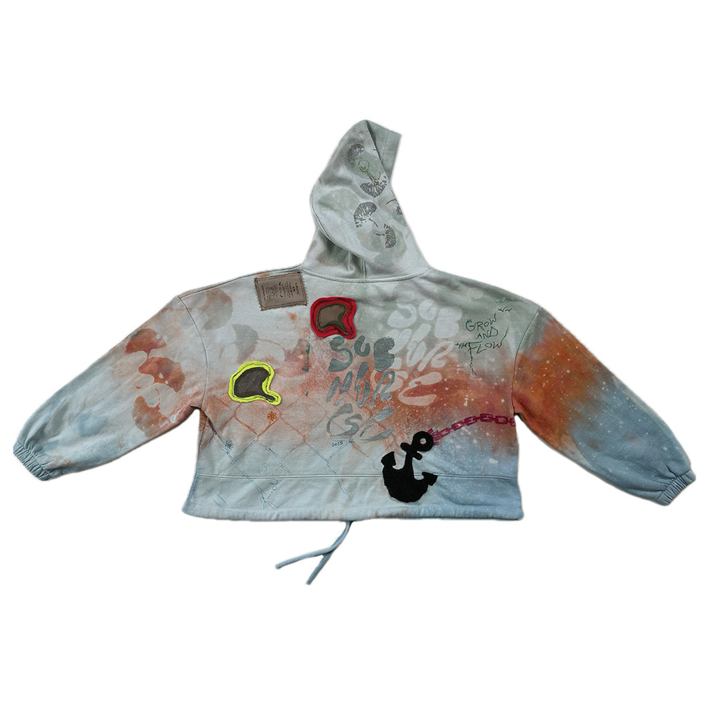 "GROW & FLOW" SMALL-MEDIUM CROPPED HOODY: 3 of 3