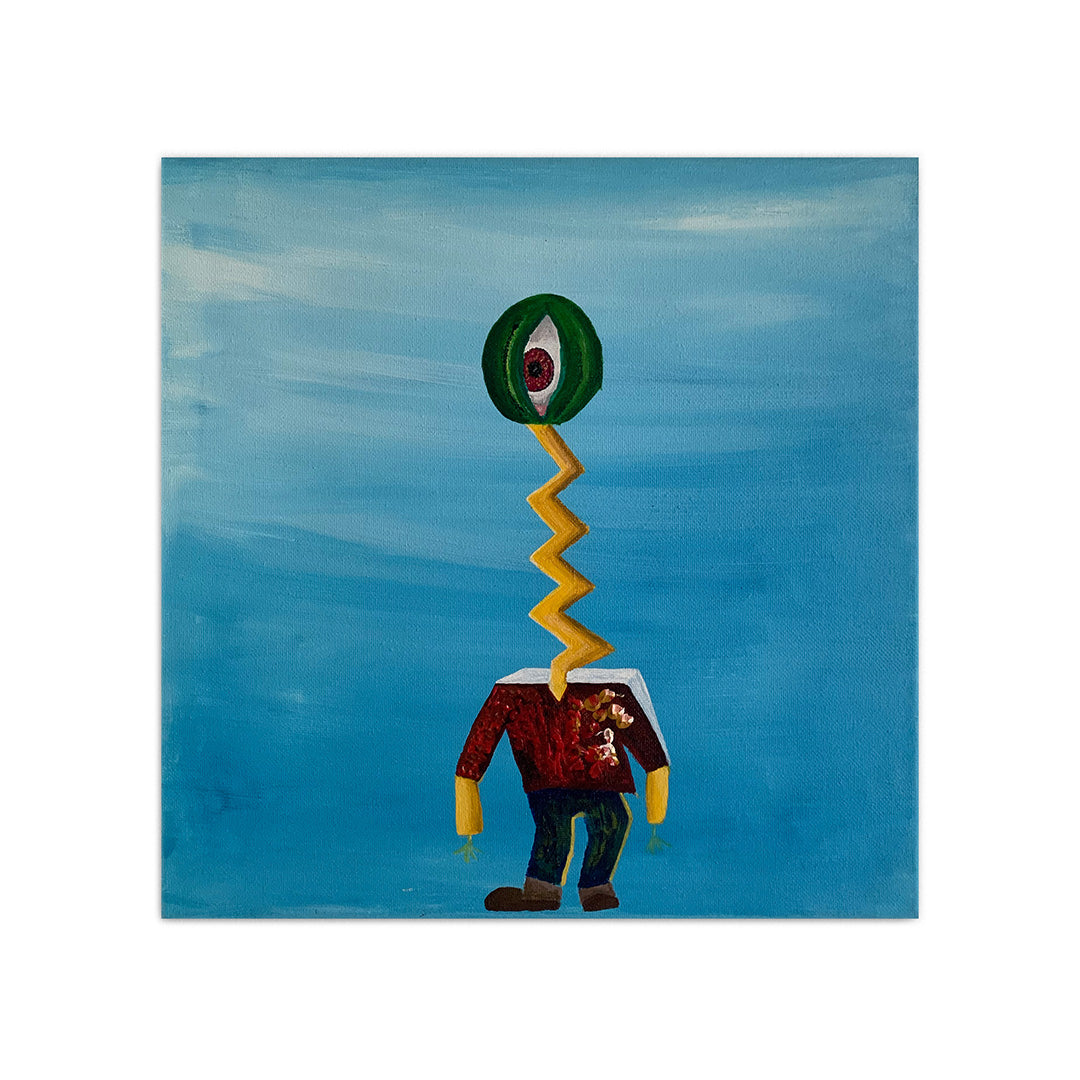 The Optimist (Eye Ball Guy) - Original Painting