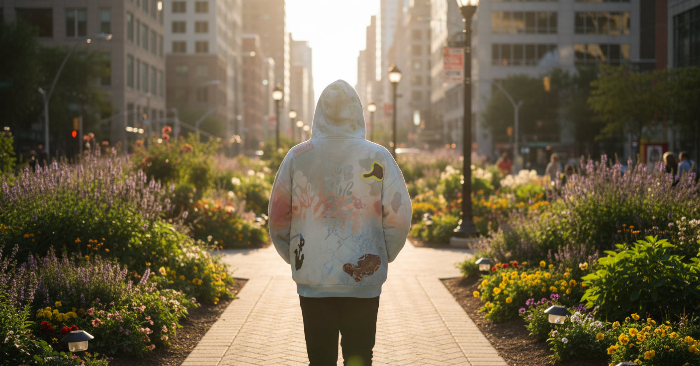 "GROW & FLOW" XXXL HOODY: 2 of 3